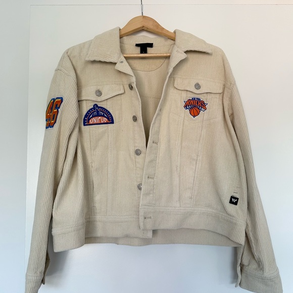 NY Knicks Corduroy Jacket (The Wild Collective) - Picture 4 of 9